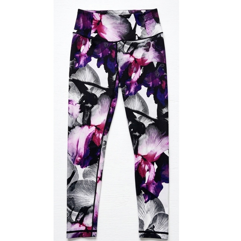 Calia by Carrie Underwood High Waisted Floral Athletic Leggings Small S Athletic